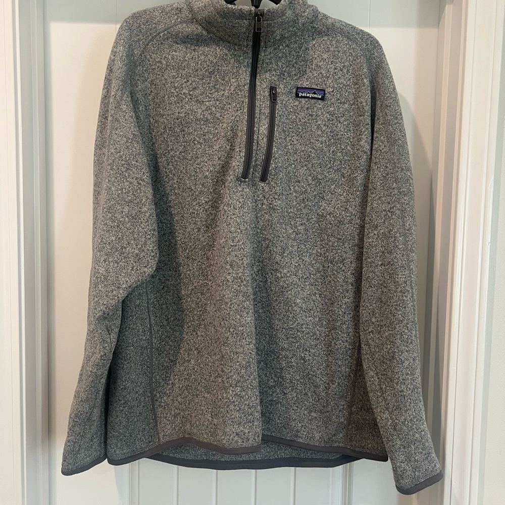 Patagonia Gray Fleece Pullover